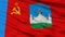 Oryol City Flag, Russia, Closeup View