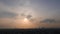 Osaka city iconic sunset panorama