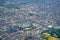 Osaka townscape seen from the sky