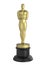 Oscar Statuette Isolated