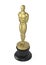 Oscar Statuette Isolated