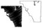 Osceola County, Florida U.S. county, United States of America, USA, U.S., US map vector illustration, scribble sketch Osceola