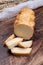 Oscypek smoked cheese made of salted sheep milk in Tatra Mountains region of Poland