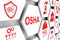 OSHA concept cell background