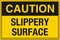 OSHA Safety Sign Marking Label Pictogram Standards Caution Slippery Surface Landscape