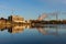 Osisko Lake in a sunny day. Rouyn-Noranda, Abitibi-Temiscamingue, Quebec, Canada.