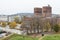 Oslo Akershus festning fortress garden park, view from parkway a