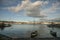 Oslo - boats and clouds.