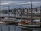 Oslo - boats on the waters of the fjord in the evening.