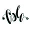 Oslo city name handwritten lettering. Norway capital calligraphic vector sign on white background