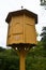 Oslo, Norway, September 2022: A dovecote from Valle farm exhibited at The Norwegian Museum of Cultural History