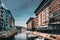 Oslo, Norway. View Of Residential Multi-storey Houses In Aker Brygge District In Summer Evening. Famous And Popular