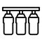 Osmosis treatment icon outline vector. Water filter