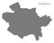 Osnabruck city map grey illustration silhouette shape