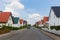 Osnabruck, Lower Saxony, Germany, August 18, 2021 Street in suburb of Osnabruck the third largest city in state of Lower