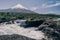 Osorno vulcano and the saltos del petrohue river