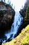 Osprey Falls in Yellowstone National Park Beautiful waterfall