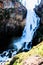 Osprey Falls in Yellowstone National Park Beautiful waterfall