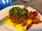 Osso Buco, Veal Shanks that are Braised in Wine with Milanese Saffron Risotto