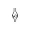 Osteogenic sarcoma line icon