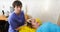 Osteopath doctor does massage