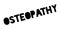 Osteopathy rubber stamp