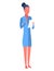 Osteopathy spine pain treatment. Doctors female standing flat vector illustration. Disease diagnosis. Bone health