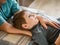 Osteopathy treatment for a child