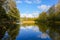 Ostheim natural bathing lake near Malsfeld.