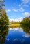 Ostheim natural bathing lake near Malsfeld.