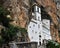 The Ostrog monastery surrounded by rock - valley of Bjelopavlici