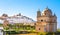 Ostuni white town skyline and church, Brindisi, Apulia, Italy.