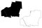 Oswego County, New York State U.S. county, United States of America, USA, U.S., US map vector illustration, scribble sketch