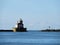 Oswego Pierhead Lighthouse rebuilt in 1934