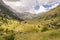 Otal valley in a day with clouds, Ordesa y Monte Perdido national park