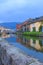 Otaru, Japan historic canal and warehouse, Sapporo, Hokkaido.