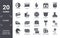 other icon set. include creative elements as the 30 minutes, blazon, japanese cat, blackboard with basic calculations, leaf