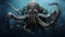 Otherworldly Grotesque: A 3d Octopus Portrait With Hidden Meanings