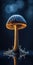 Otherworldly Vibes of Minimalistic Macro Funghi Photography with Beautiful Lighting and Breathtaking Detail. Perfect for