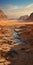 Otherworldly Water Flow: A Visual Exploration Of Jordan\\\'s Desert