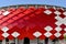 Otkrytie Arena or Spartak Stadium is multi-purpose stadium. Fragment of decor. Moscow, Russia