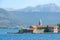 Otok Island Gospa od Milo with monastery of Jesuit Order, Tivat Bay, Montenegro