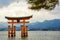 Otorii or Grand Gate on the Island of Itsukushima in Hiroshima Bay