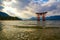 Otorii or Grand Gate on the Island of Itsukushima in Hiroshima Bay