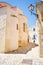 Otranto street view in a beautiful sunny day, Puglia, southern Italy. Europe.