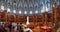 Ottawa, Canada, September 18, 2018: Panorama Library, Queen Victoria in the main reading room of the Library of