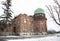 The Ottawa Dominion Observatory a cultural heritage site on a winter day located in Ottawa, Canada