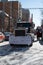 Ottawa, Ontario, Canada - Feb 18, 2022 - Freedom Convoy truckers blockade.