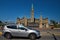 Ottawa, Ontario, Canada September 18, 2018: The Canadian Parliament Peace Tower with flag at noon in Ottawa Canada