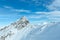 Otztal Alps winter view (Austria)